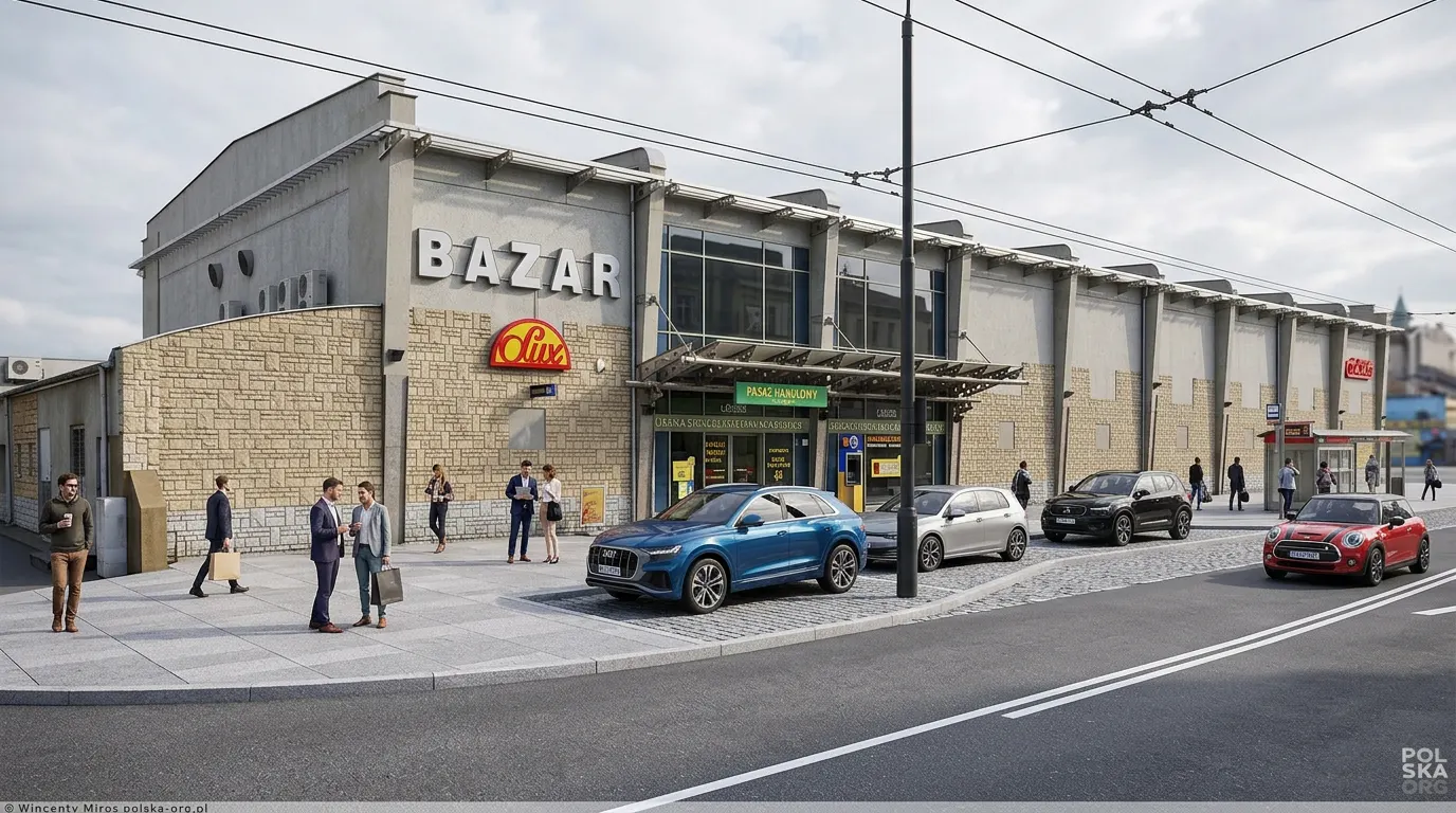 Projekt bazaru miejskiego w Lublinie