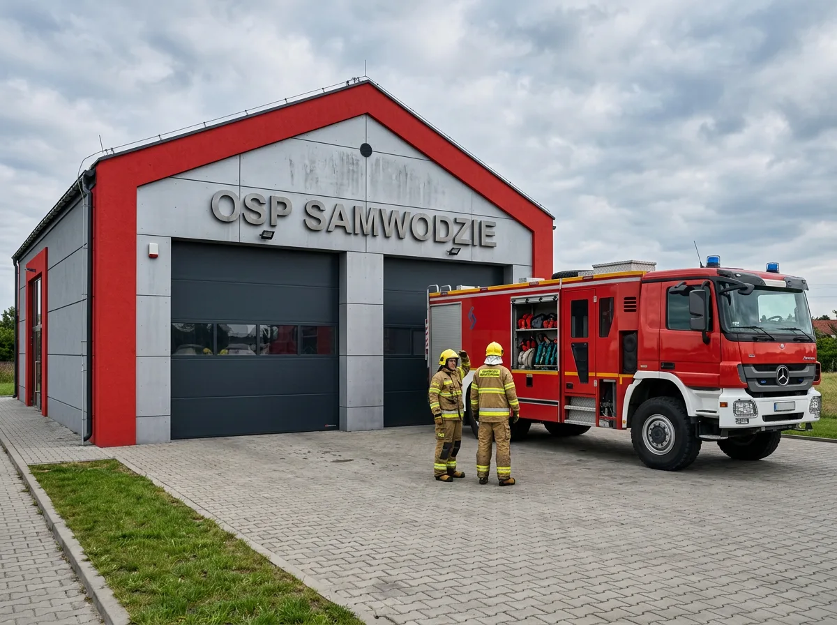 Projekt remizy OSP w Samwodziu
