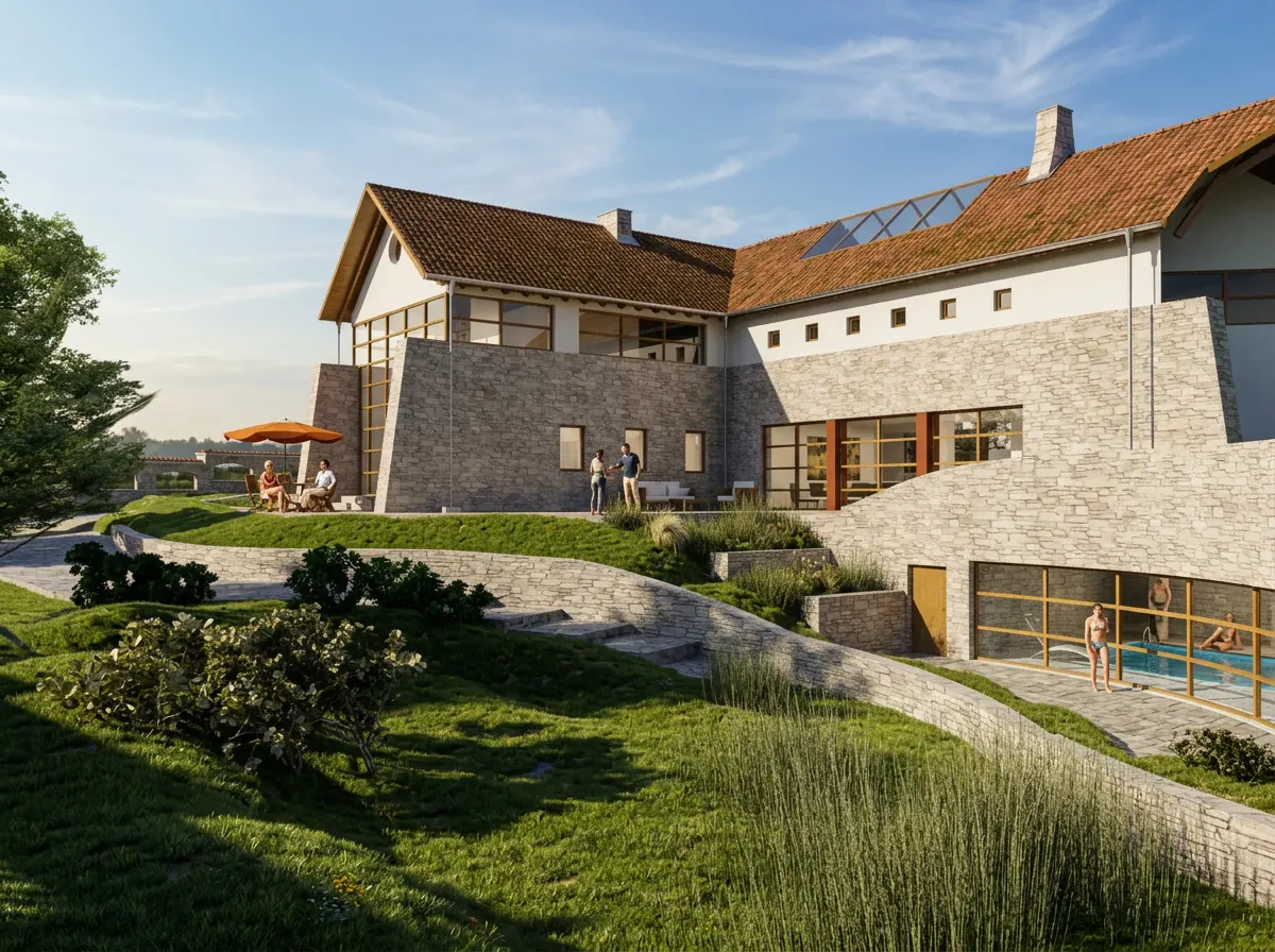 Projekt budynków rezydencjonalnych w Marysinie